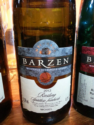 Barzen Spätlese Feinherb 2012