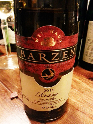 Barzen Eiswein 2012