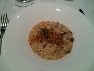 Arroz cremoso de boletus
