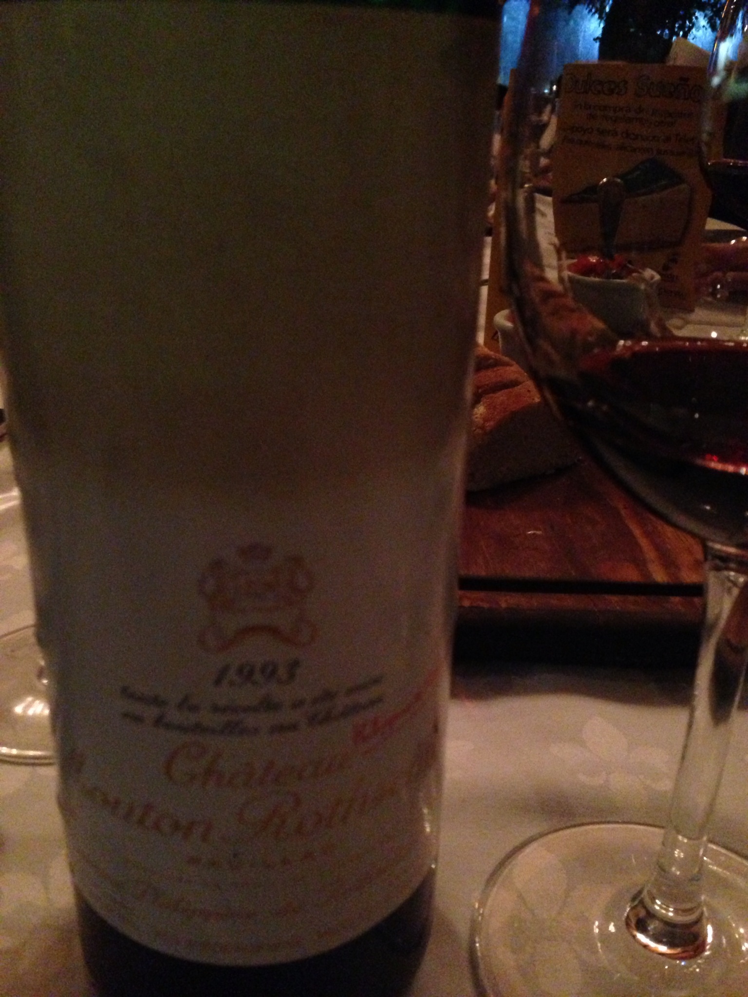 Mouton 1993 y burbujas...