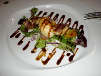 Ensalada de magret de pato