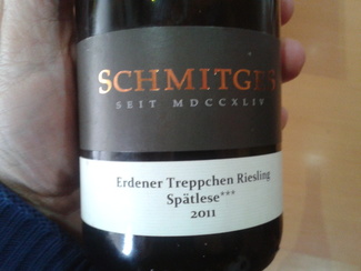 Schmitges Erdener Treppchen Riesling Spätlese 2011