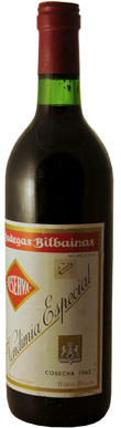 Bodegas Bilbaínas Vendimia Especial Gran Reserva 1962