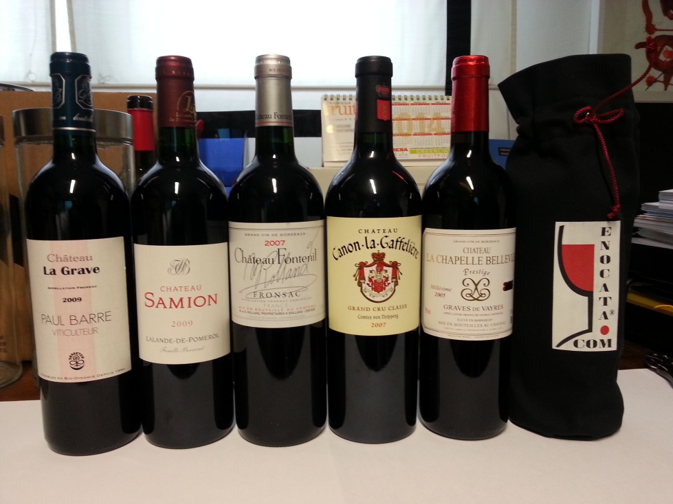 Enocata de vinos de Burdeos de la “Rive Droite”