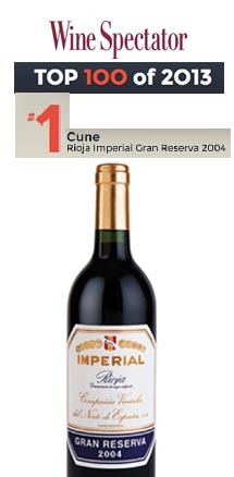Imperial Gran Reserva 2004, de CVNE, nombrado Mejor Vino del Año por Wine Spectator