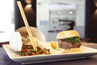 hamburguesa asiática