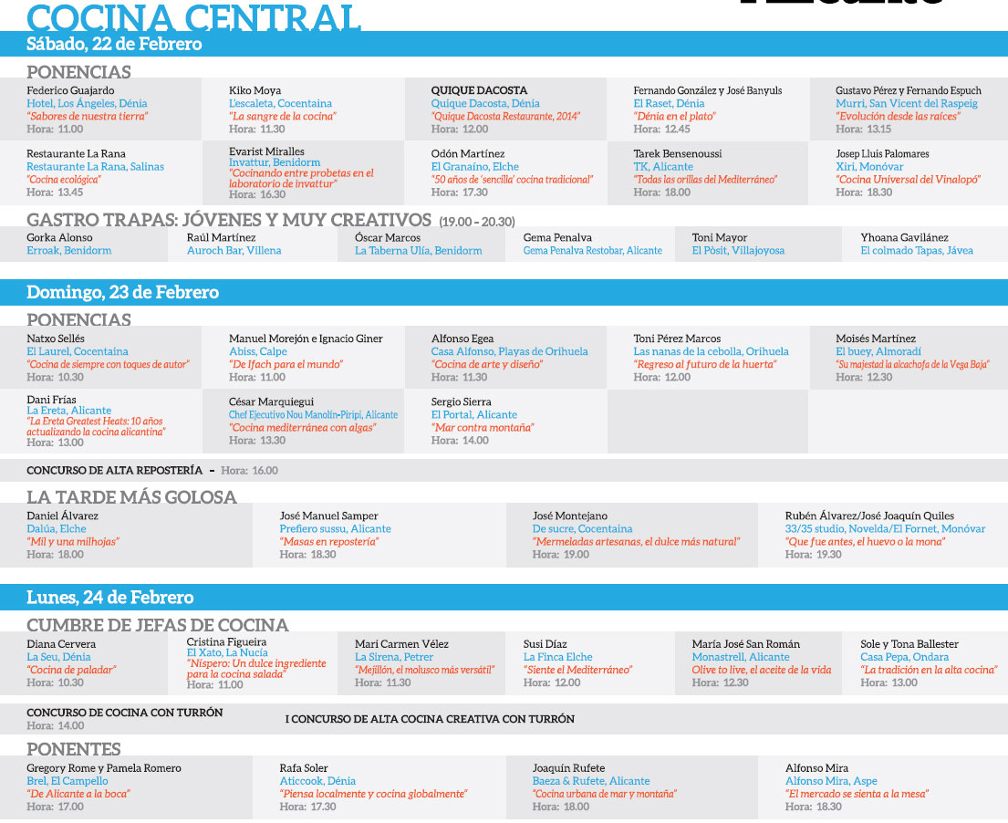 GastroAlicante, una cita gastronómica del 22 al 24 de Febrero