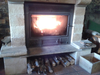 Chimenea del comedor