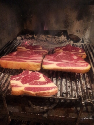 Chuletón antes...