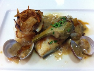 Suprema de Rodaballo con Alcachofas