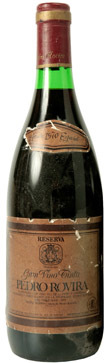 Pedro Rovira Añada Especial Reserva 1970