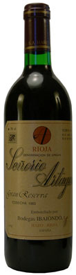 Señorío Artagan Gran Reserva 1983