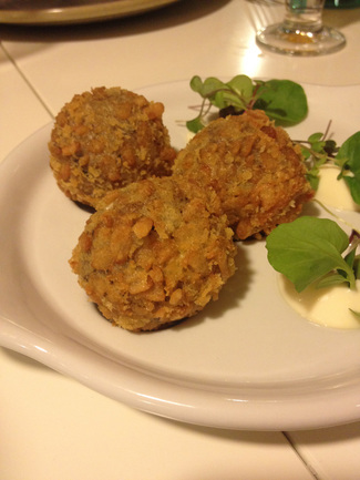 Croquetas de arroz al horno