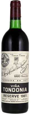 Viña Tondonia Gran Reserva 1961