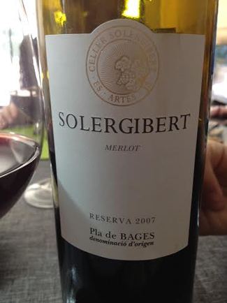 Solergibert Merlot reserva 2007