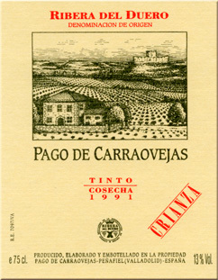 Pago de Carraovejas Crianza 1991