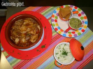 Cochinita pibil y degustación de guacamole