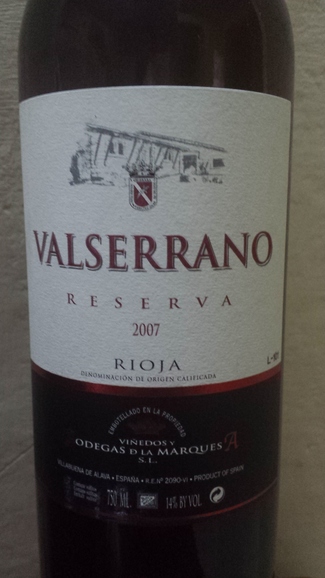 Valserrano Reserva 2007