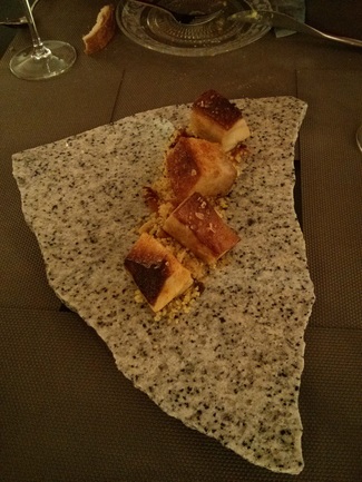 Papada ibérica con cuscús