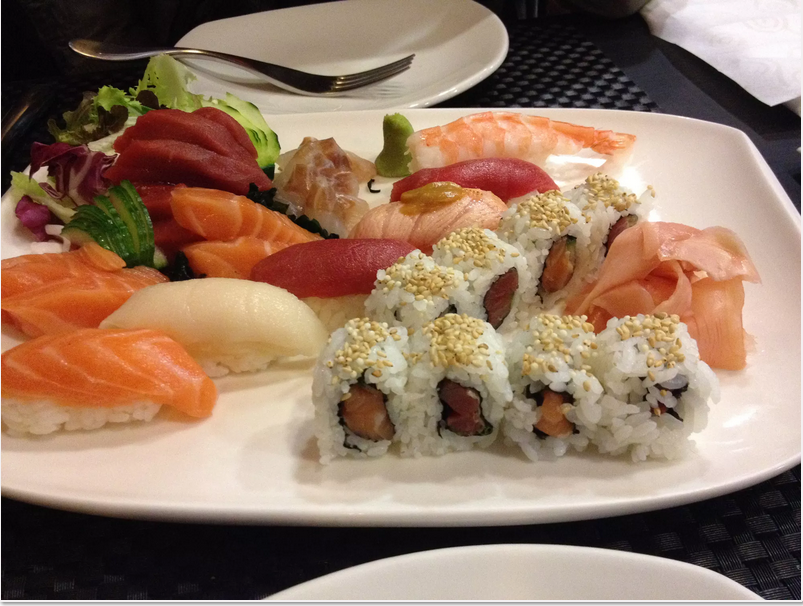 Tipos de sushi y sashimi