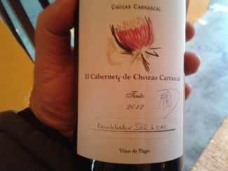 El cabernet franc de Chozas Carrascal 2012
