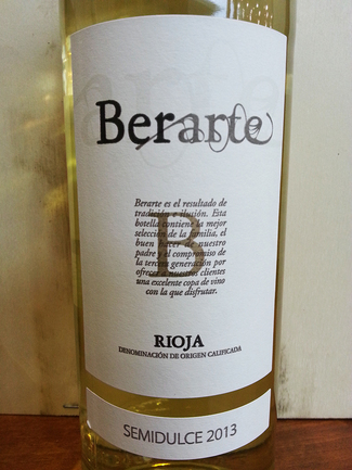 Berarte Blanco Semidulce 2013