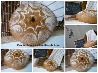 Pan de Harina de Espelta y semillas de Lino