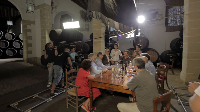 El cineasta José Luis López Linares en busca del Misterio del Palo Cortado