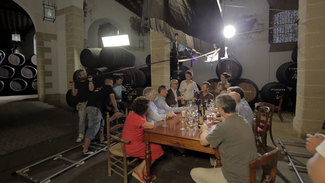 El cineasta José Luis López Linares en busca del Misterio del Palo Cortado