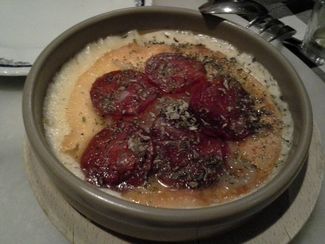 Provolone con chorizo