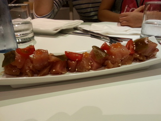 Bonito macerado en soja