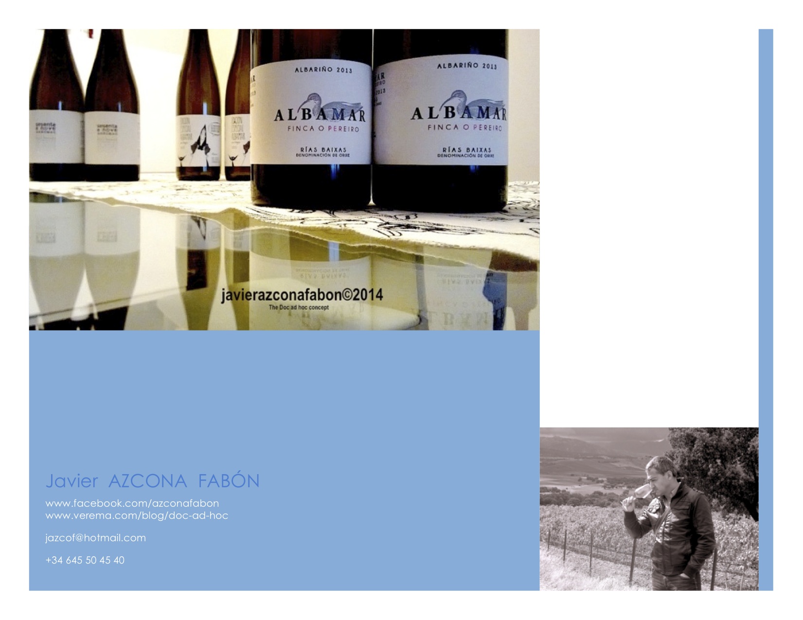 Albamar....La bodega con alma marina. Pequeña producción de Albariño de Rias Baixas mimado al límite