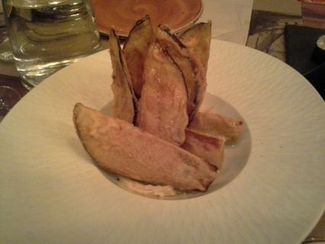 Berenjena con hummus