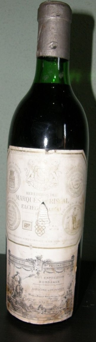 Marqués de Riscal 1969 (Reserva o crianza ?)