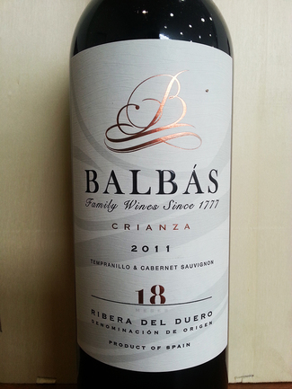 Balbás Crianza 2011