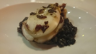 Choco de Ría con Arroz Negro