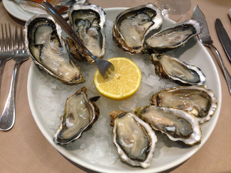 Ostras Belons y Marennes d'Oléron