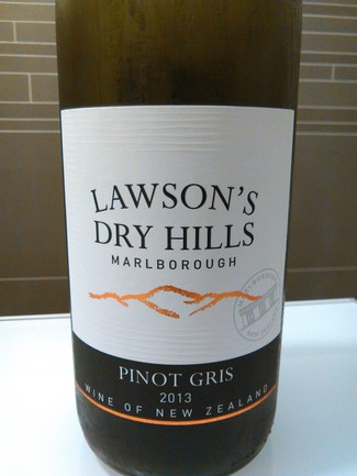 Lawson's Dry Hills Pinot Gris 2013