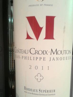 Château Croix-Mouton 2011