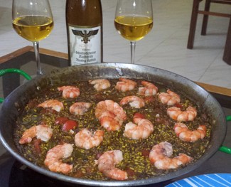 Paella y Riesling