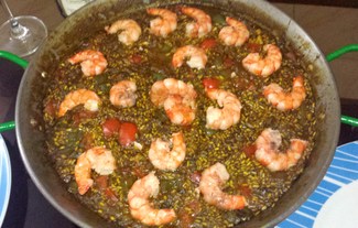 El arroz de gambones "XXL"