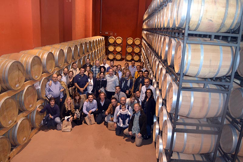 Visita a Bodegas Emina en el Encuentro de Foreros de Verema