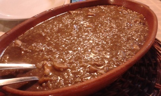 Arroz con Setas Restaurant Can Tura de Sant Aniol de Finestres