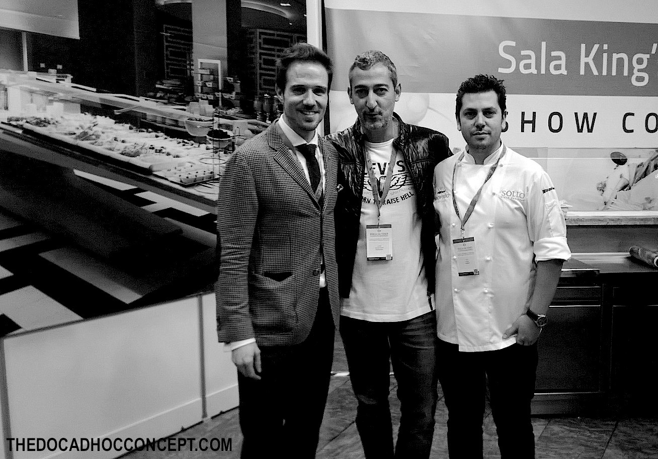 F V A M  2014. Showcooking y Maridaje. Cambiando impresiones El chef del caviar y El sumiller.