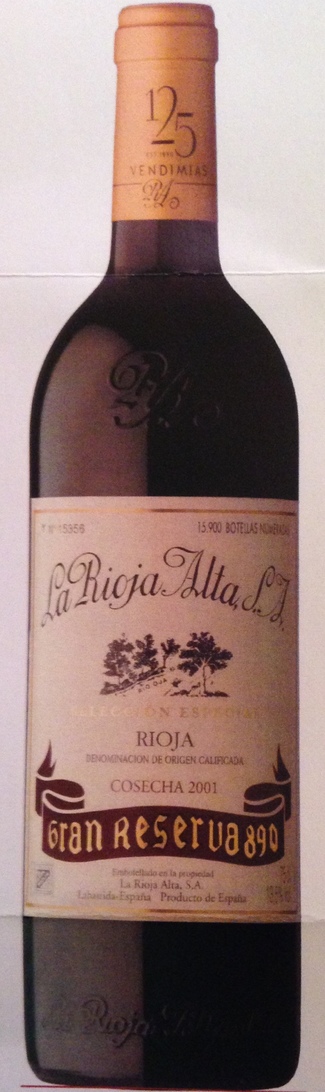 Gran Reserva 890 Selección Especial 2001