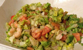 Cóctel de langostinos estilo mexicano