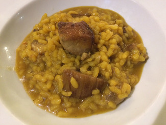 Arroz meloso de boletus y foie
