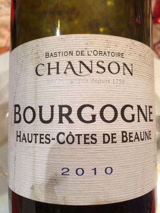 Chanson Bourgogne 2010