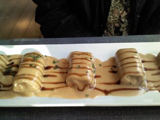 Canelones de pularda