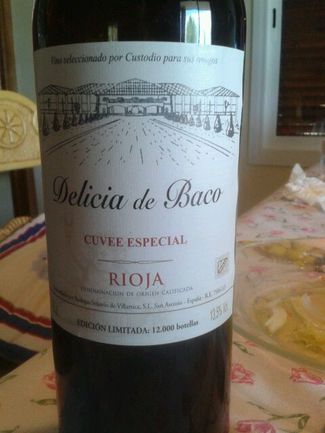 Delicia de baco cuvee especial 2007